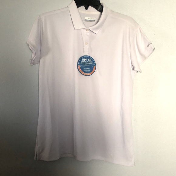Woman’s white Columbia top size XL UPF 50 Enjoy the Sun Safely - Picture 1 of 8